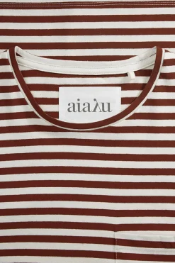 Genser - Circular Long Sleeve Mix Rust