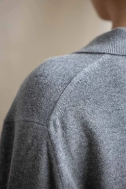 Genser - Monterey Button Down Polo Gray Melange