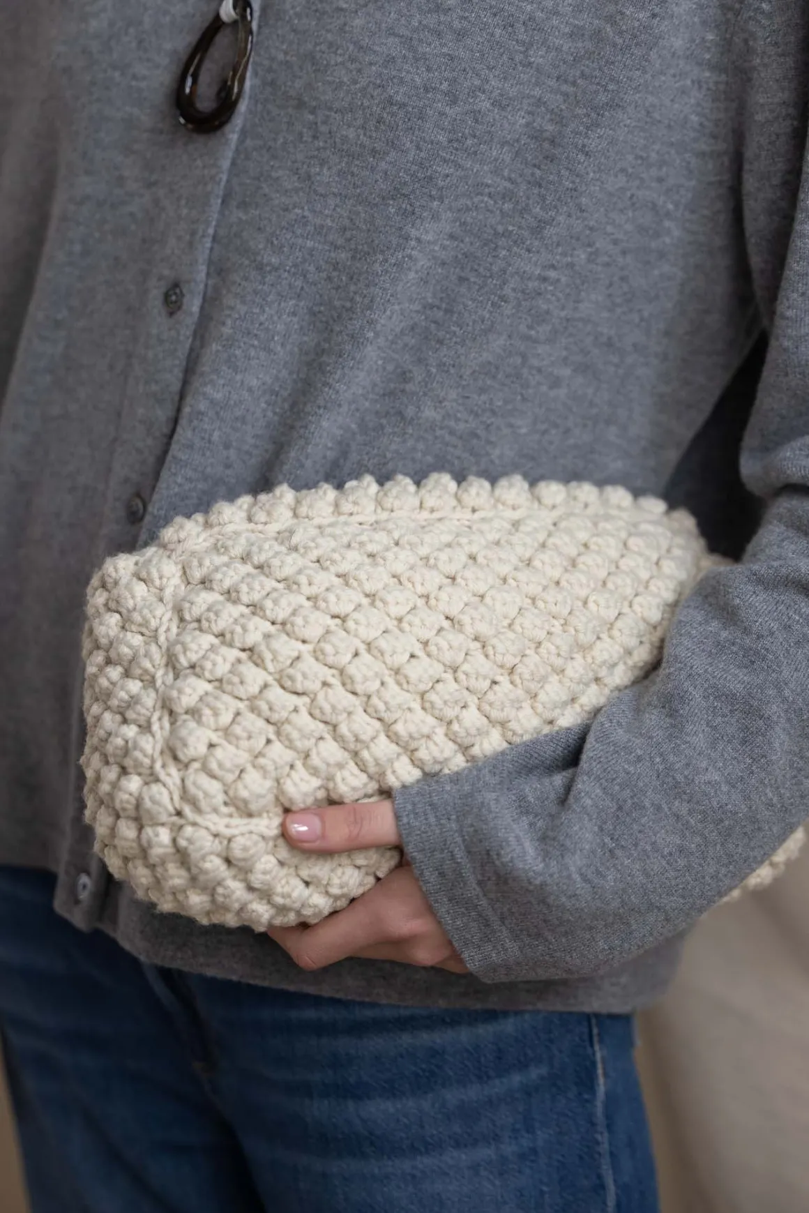 Genser - Monterey Button Down Polo Gray Melange