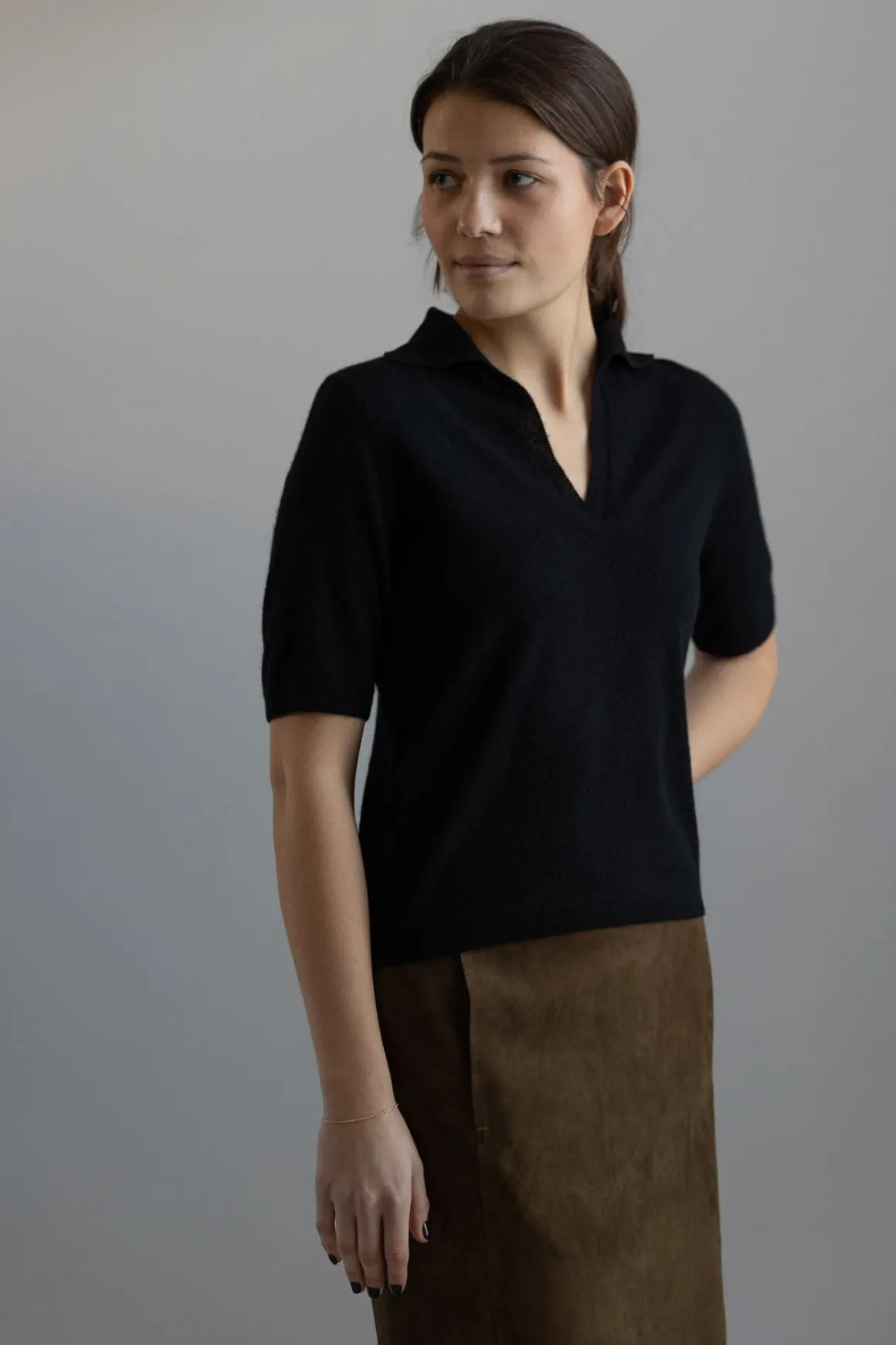 Genser - Silk Blend S/S Polo