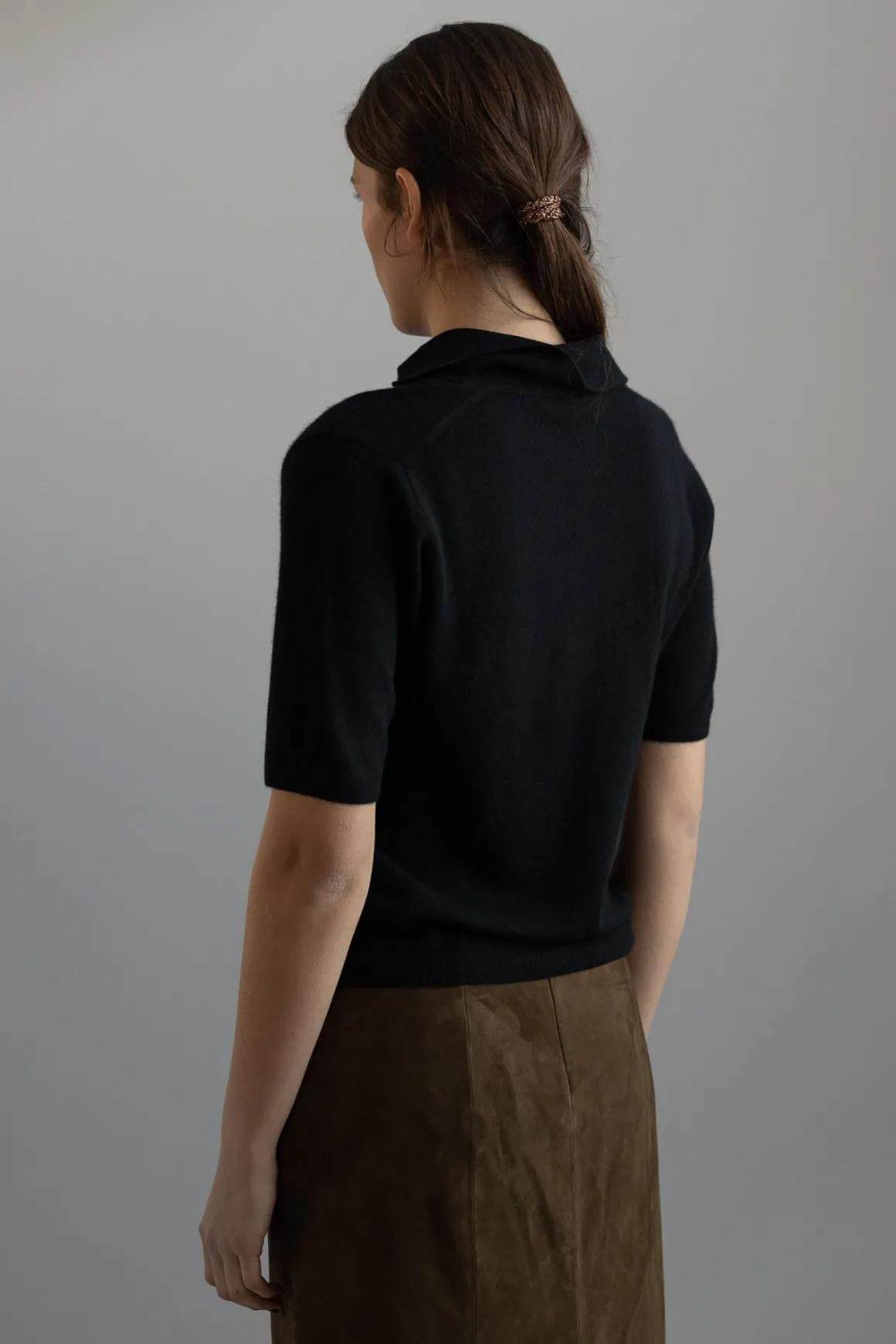 Genser - Silk Blend S/S Polo