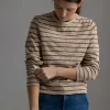 Genser - Stripe Crew Neck Tee Ecru/Partridge