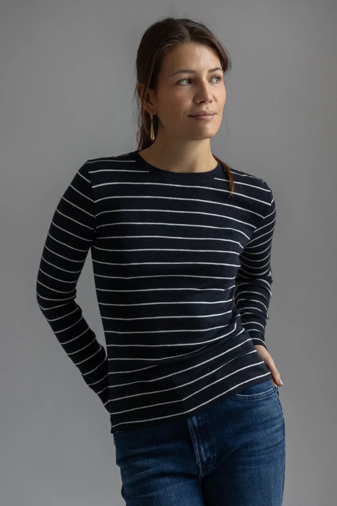 Genser - Striped Crew Coastal Combo