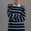 Genser - Striped Rugby Midnight Kombo