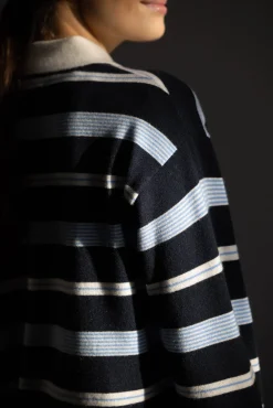 Genser - Striped Rugby Midnight Kombo