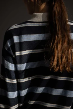 Genser - Striped Rugby Midnight Kombo