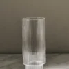 Glass - Ripple Long Drink 4pk Clear