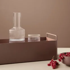 Glass - Ripple Long Drink 4pk Clear