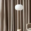 Gulvlampe - JWDA Travertine/Brushed Brass