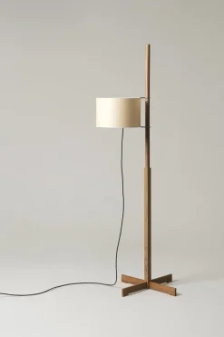 Gulvlampe - TMM Natural Oak White Parchment