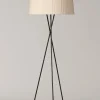 Gulvlampe - Tripode G5 Black/Natural