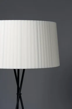 Gulvlampe - Tripode G5 Black/Natural