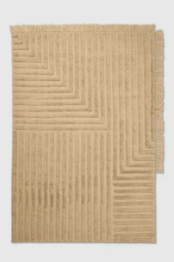 Gulvteppe - Crease 160x250cm Light Sand