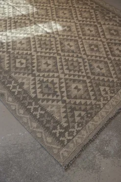 Gulvteppe - Kelim 170x240cm Light Grey