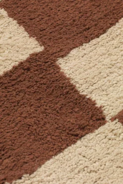 Gulvteppe - Mara Washable Rug Rust/Warm Sand 90x150cm