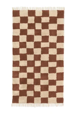 Gulvteppe - Mara Washable Rug Rust/Warm Sand 90x150cm