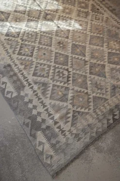 Gulvteppe - Natural Kelim 200x300 Light Grey