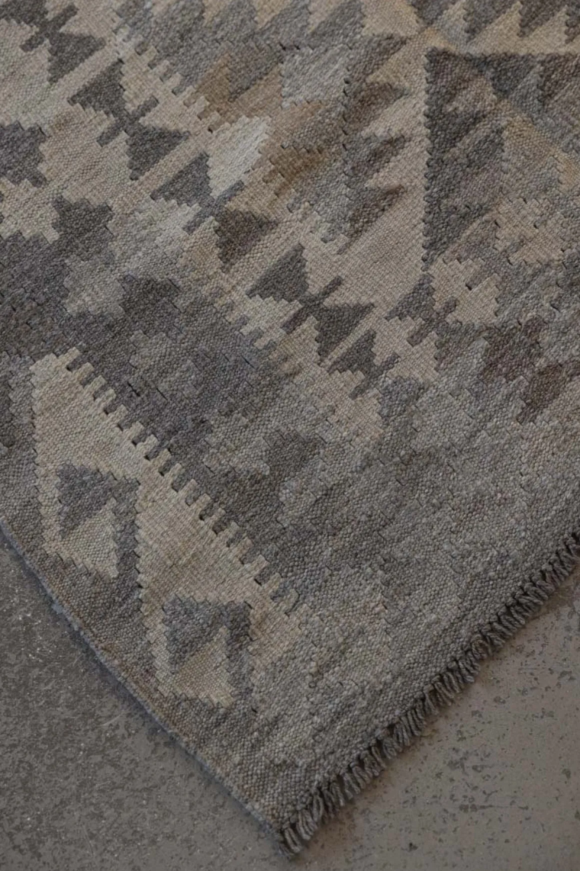 Gulvteppe - Natural Kelim 200x300 Light Grey