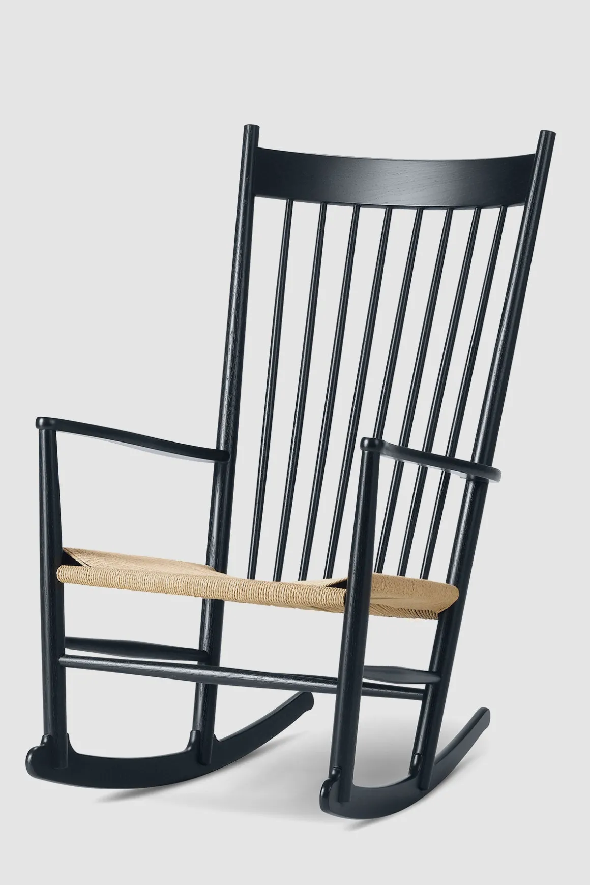 Gyngestol - J16 Natur Papirgarn / Sortlakkert