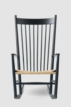 Gyngestol - J16 Natur Papirgarn / Sortlakkert