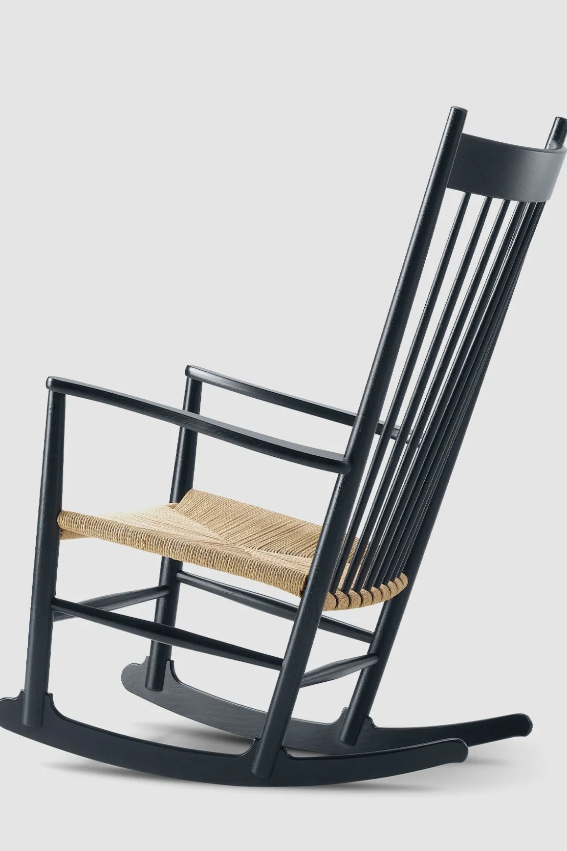 Gyngestol - J16 Natur Papirgarn / Sortlakkert