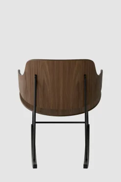 Gyngestol - The Penguin Black Steel, Walnut