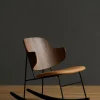 Gyngestol - The Penguin Rocking Chair Dakar 250, Black Steel, Walnut
