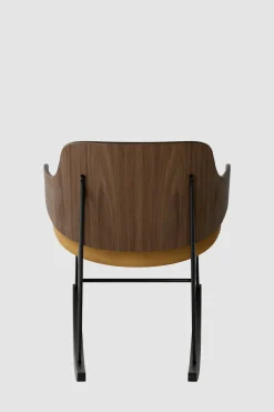 Gyngestol - The Penguin Rocking Chair Dakar 250, Black Steel, Walnut