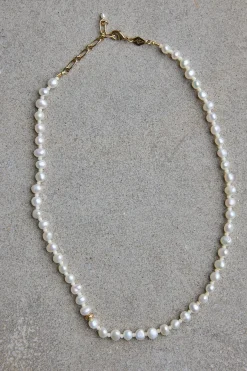 Halskjede - Petit Stellar Pearly Gold