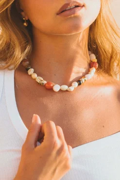 Halskjede - Seaside Caramel Cream