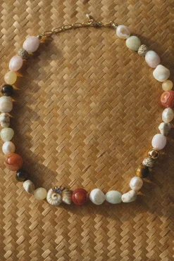 Halskjede - Seaside Caramel Cream