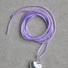 Halskjede - Silver Heart on a String Lilac