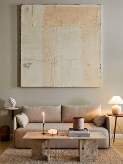 Hylle - Corbel Dark Stained Oak Carrara Marble