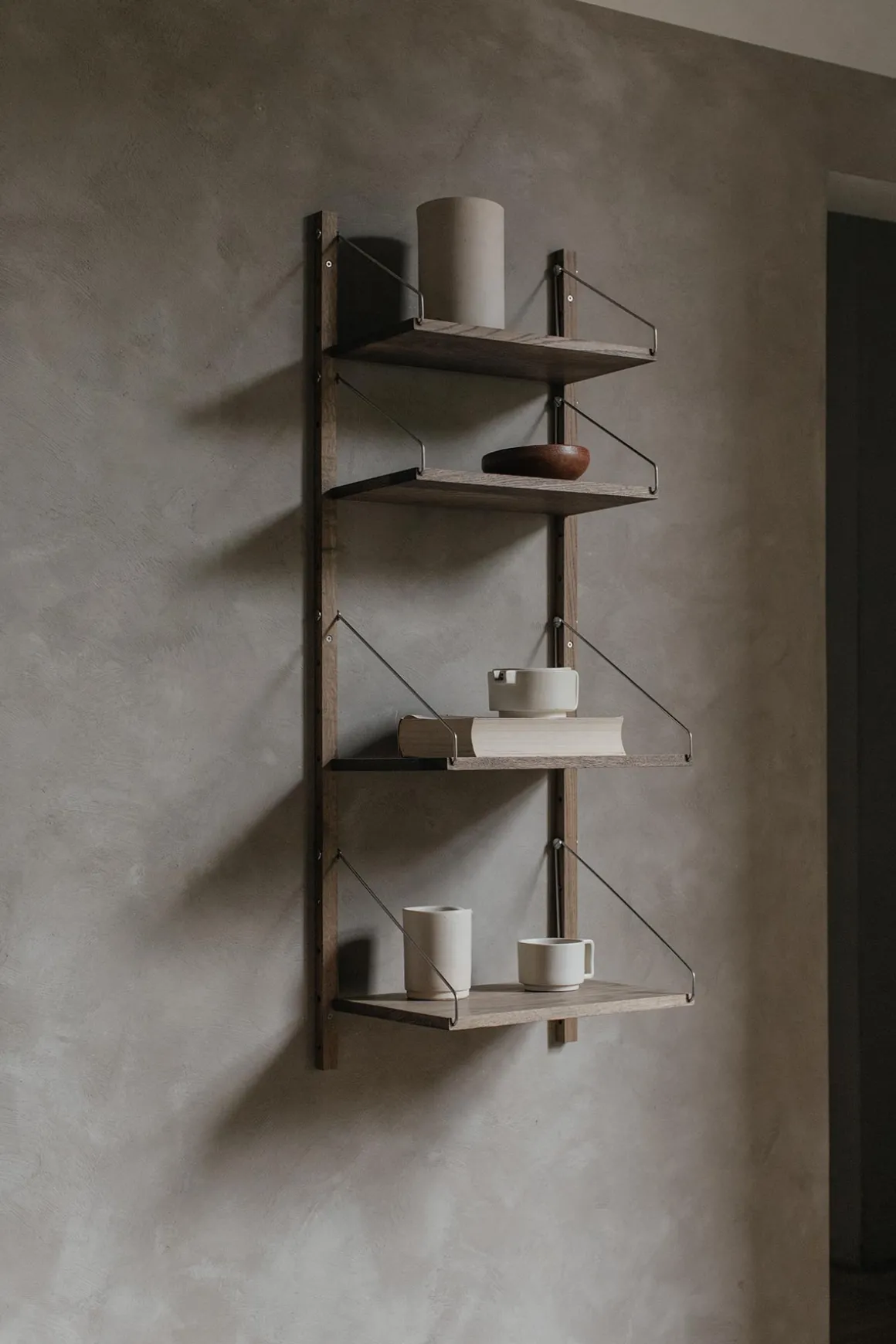 Hylle - Library Dark Oak Add-On H1852 W40