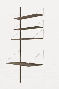 Hylle - Library Dark Oak Desk Add-On H1852