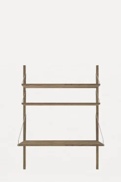 Hylle - Library Dark Oak Desk Section H1148