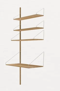 Hylle - Library Natural Oak Desk Add-On H1852