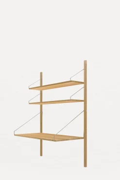 Hylle - Library Natural Oak Desk Section H1148