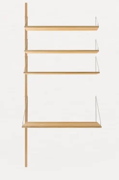 Hylle - Library Natural Oak Desk Add-On H1852