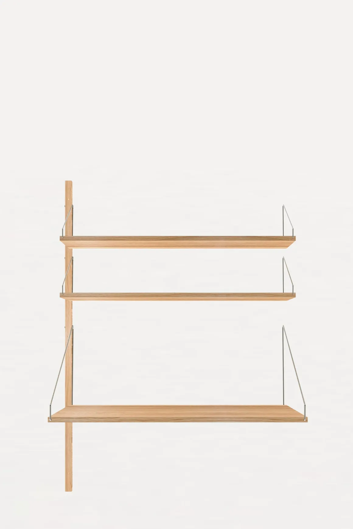 Hylle - Library Natural Oak Desk Add-on H1148