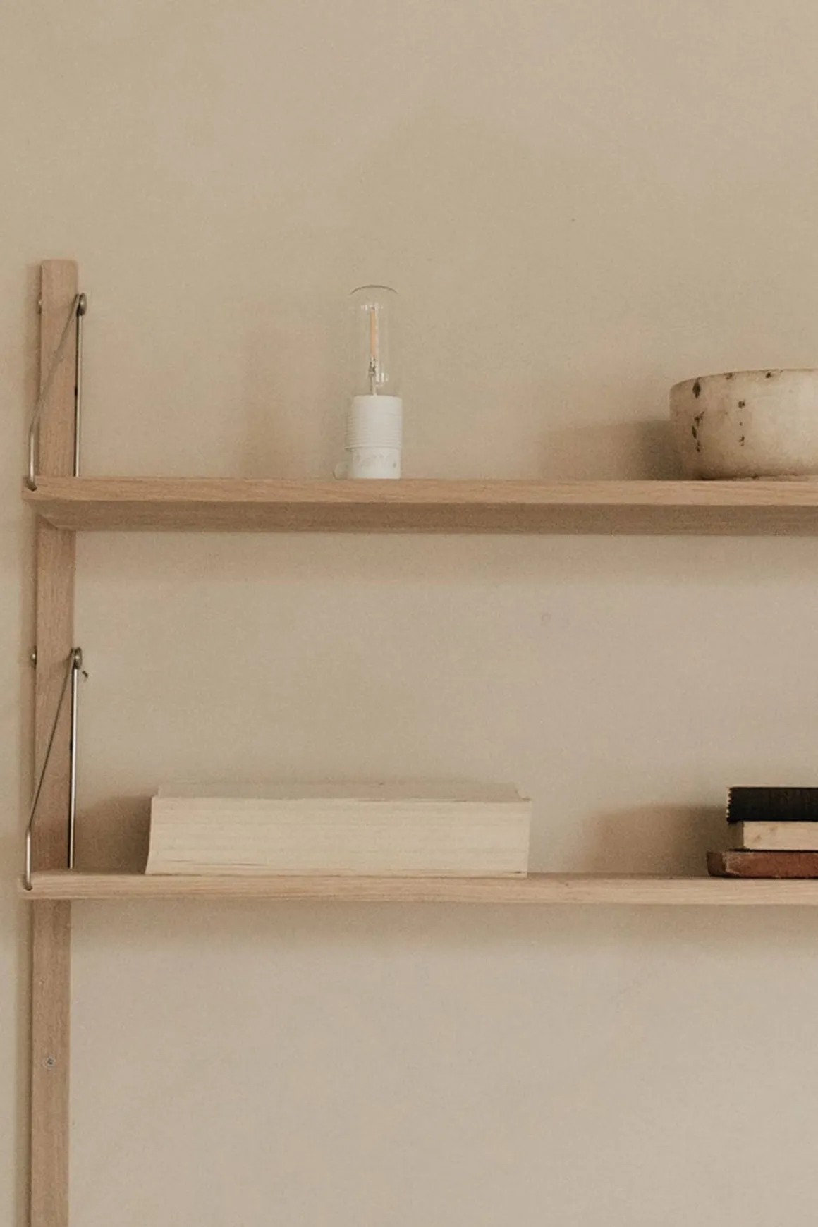 Hylle - Library Natural Oak Desk Add-on H1148