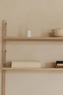 Hylle - Library Natural Oak Desk Section H1148