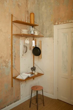 Hylle - Library Natural Oak Desk Section H1148