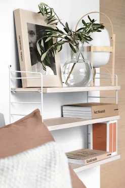 Hylle - Pocket 60x15xh50 Ask/Hvit