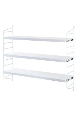 Hylle - Pocket 60x15xh50 Hvit