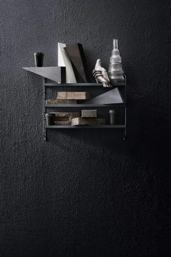 Hylle - Pocket 60x15xh50 Metall Sergelgrå