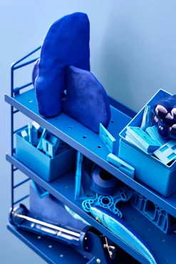 Hylle - Pocket 60x15xh50 Metall Blue