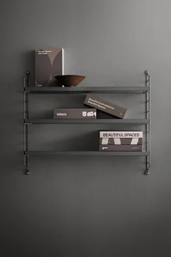 Hylle - Pocket 60x15xh50 Mørkegrå/Mørkegrå