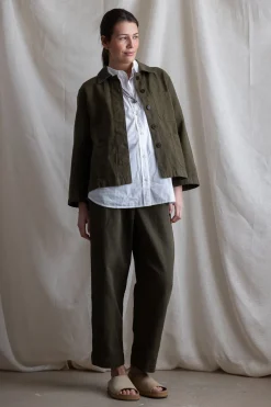 Jakke - Cotton Linen Herringbone