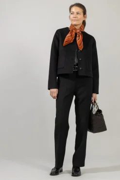 Jakke - Monaco Double Jacket Jet Black